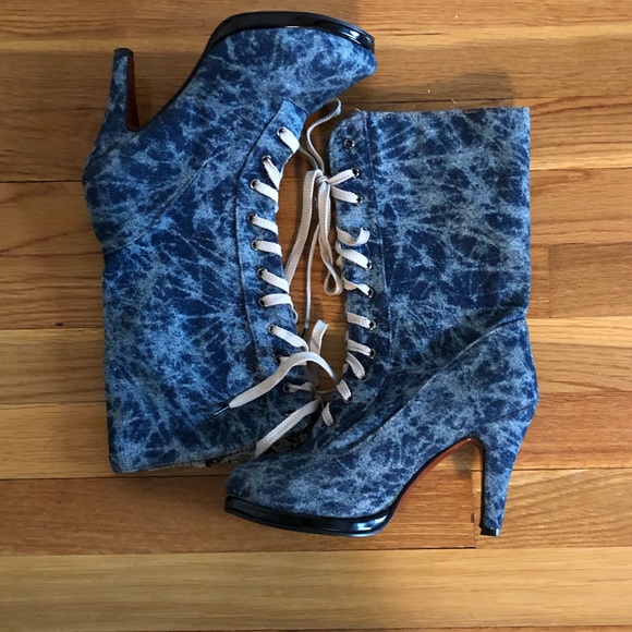 Vero Cuoio Denim Boots - Picture 5 of 16